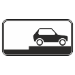 Дорожный знак 8.6.9 «Способ постановки транспортного средства на стоянку» (металл 0,8 мм, I типоразмер: 300х600 мм, С/О пленка: тип А коммерческая)